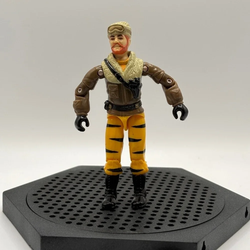 1988 GI Joe FROSTBITE v2 Tiger Force Action Figure Driver Tiger Cat Hasbro